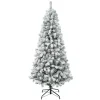 Discount National Tree Company 6 ft. Acacia Flocked Tree