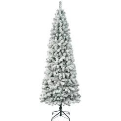 National Tree Company 7.5 ft. Acacia Medium Flocked Tree