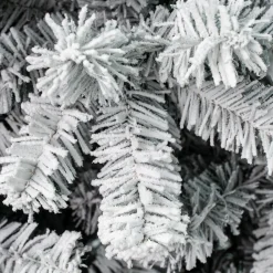 Online National Tree Company 4.5 ft. Acacia Pencil Slim Flocked Tree