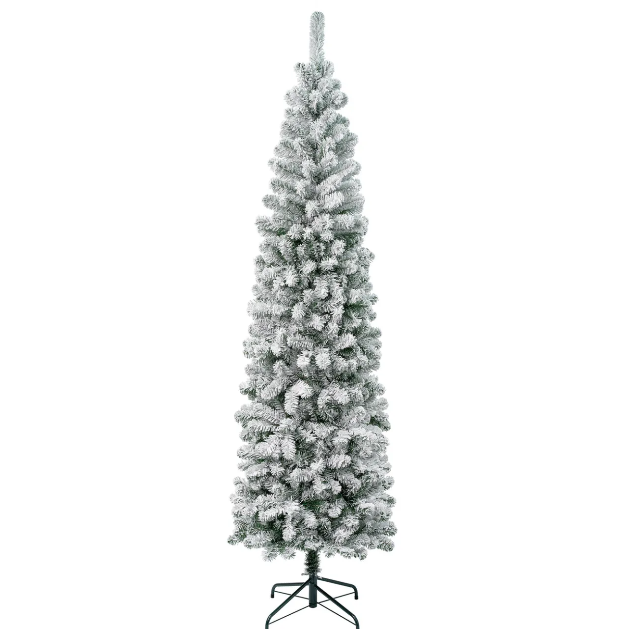 National Tree Company 7.5 ft. Acacia Pencil Slim Flocked Tree