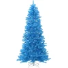 Outlet National Tree Company 7.5 ft. Colored Trees Blue Tree