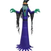 Clearance National Tree Company 12 ft. Halloween Witch Inflatable Decoration with LED Lights