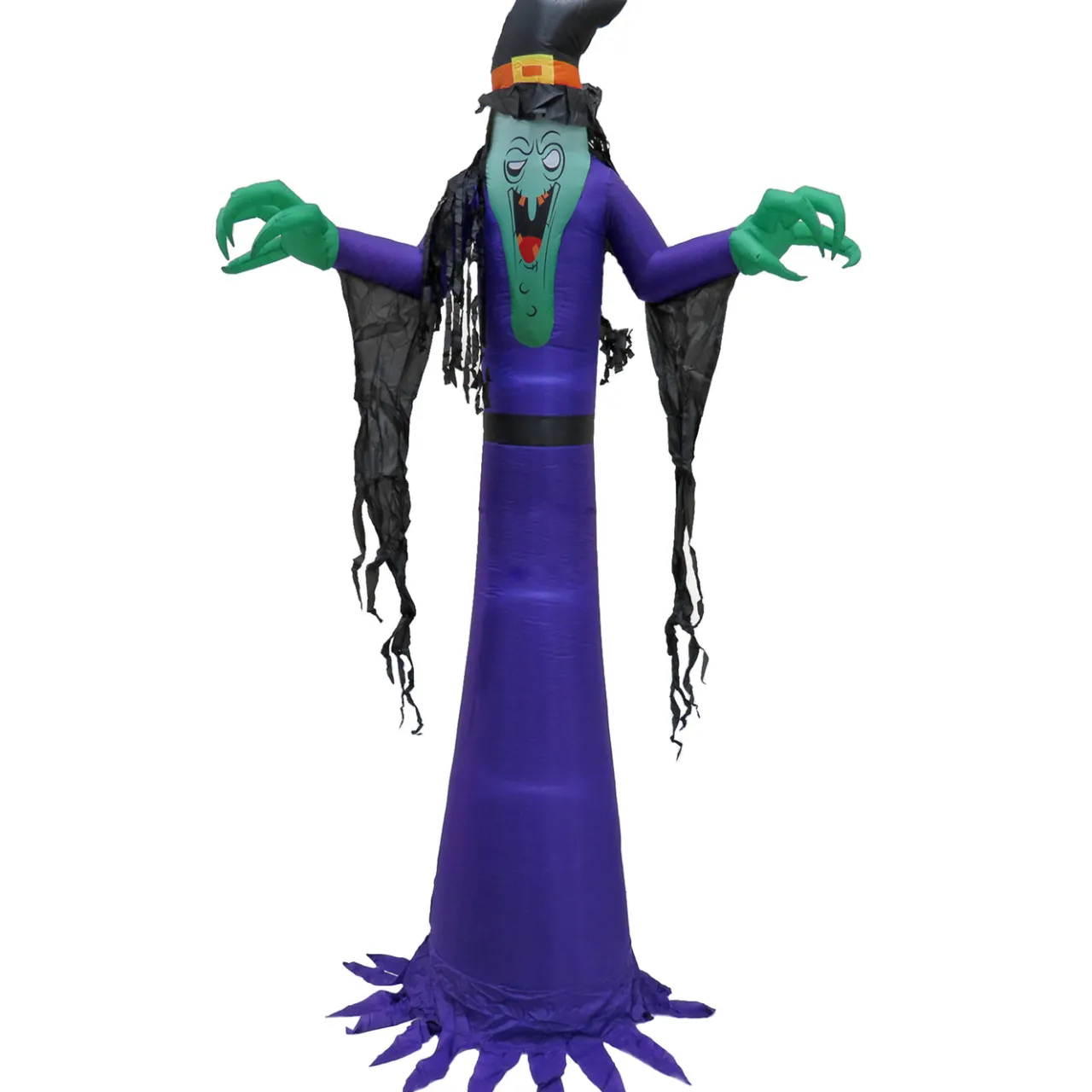 Clearance National Tree Company 12 ft. Halloween Witch Inflatable Decoration with LED Lights