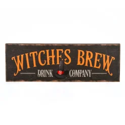 Outlet National Tree Company 2 ft. Halloween Witches Brew Drink Company Hanging Wall Decoration