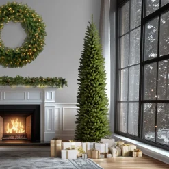 Outlet National Tree Company 10 ft. Kingswood Fir Pencil Slim Tree