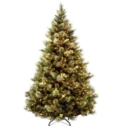 Sale National Tree Company 6.5 ft. Pre-Lit Carolina Pine Tree with Clear Lights