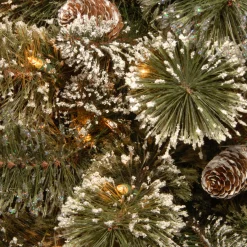 New National Tree Company 6 ft. Pre-Lit Cashmere Tree with Clear Lights