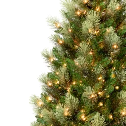 National Tree Company 9 ft. Pre-Lit Charleston Pine Tree with Clear Lights