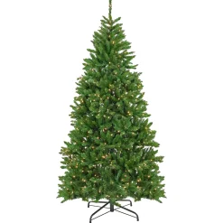 Best National Tree Company 7.5 ft. Pre-Lit Chesterfield Spruce Tree with Clear Lights