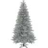 Discount National Tree Company 9 ft. Pre-Lit Christmas Crystal Pine Tree with LED Lights