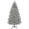 Sale National Tree Company 7.5 ft. Pre-Lit Christmas Matt Silver Metallic Tree
