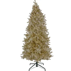 Hot National Tree Company 9 ft. Pre-Lit Christmas Platinum Metallic Tree