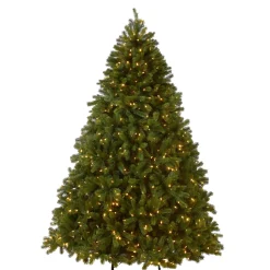Best National Tree Company 7.5 ft. Pre-Lit Deluxe Downswept Douglas Fir Tree with PowerConnect Dual Color LED Lights