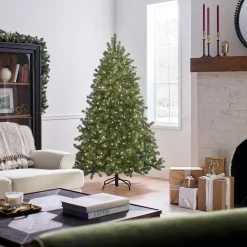 National Tree Company 6 ft. Pre-Lit Downswept Douglas Fir Tree with Clear Lights
