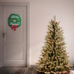 National Tree Company 4.5 ft. Pre-Lit Dunhill Fir Slim Tree with Clear Lights