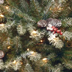 Hot National Tree Company 7.5 ft. Pre-Lit Dunhill Fir Slim Tree with Clear Lights