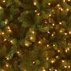 Best National Tree Company 7.5 ft. Pre-Lit Dunhill Fir Slim Tree with Clear Lights