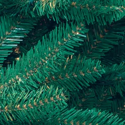National Tree Company 7.5 ft. Pre-Lit Dunhill Fir Snowy Blue Tree with Clear Lights