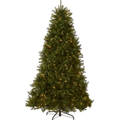 Sale National Tree Company 7.5 ft. Pre-Lit Dunhill Fir Tree with PowerConnect Dual Color LED Lights