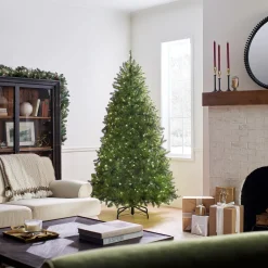 Best National Tree Company 7 ft. Pre-Lit Dunhill Fir Tree with PowerConnect Dual Color LED Lights