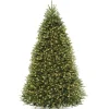 National Tree Company 9 ft. Pre-Lit Dunhill Fir Tree with PowerConnect Clear Lights