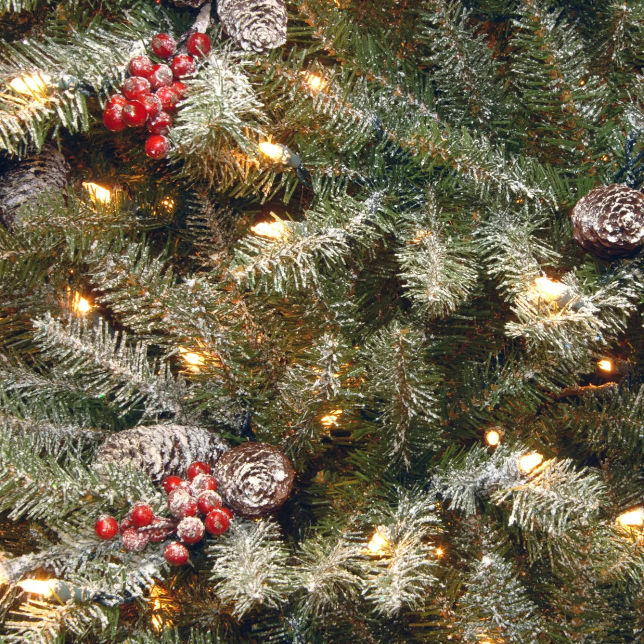 Sale National Tree Company 3 ft. Pre-Lit Dunhill Fir Tree with Warm White LED Lights