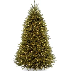 Clearance National Tree Company 6 ft. Pre-Lit Dunhill Fir Tree with Clear Lights