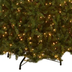 New National Tree Company 10 ft. Pre-Lit Dunhill Fir Tree with Clear Lights