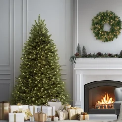 National Tree Company 7.5 ft. Pre-Lit Dunhill Fir Tree with Clear Lights