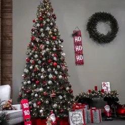 Clearance National Tree Company 10 ft. Pre-Lit Dunhill Fir Tree with Dual Color LED Lights