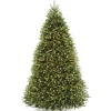 Online National Tree Company 9 ft. Pre-Lit Dunhill Fir Tree with Clear Lights