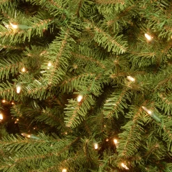 Online National Tree Company 9 ft. Pre-Lit Dunhill Fir Tree with Clear Lights