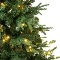 Sale National Tree Company 4.5 ft. Pre-Lit Duxbury Light Green Tree with Warm White LED Lights