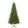 Hot National Tree Company 7.5 ft. Pre-Lit Duxbury Mix Feel Real Tree with Warm White LED Lights