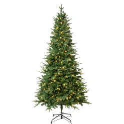 Hot National Tree Company 7.5 ft. Pre-Lit Duxbury Mix Feel Real Tree with Warm White LED Lights