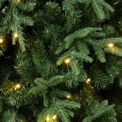 Hot National Tree Company 7.5 ft. Pre-Lit Duxbury Mix Feel Real Tree with Warm White LED Lights