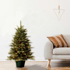 Best National Tree Company 3 ft. Pre-Lit Everyday Collection Tree with Clear Lights