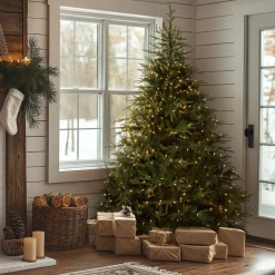 Hot National Tree Company 7.5 ft. Pre-Lit Fraser Grande Tree with Dual Color LED Lights