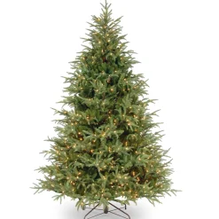 New National Tree Company 6.5 ft. Pre-Lit Fraser Grande Tree with Dual Color LED Lights