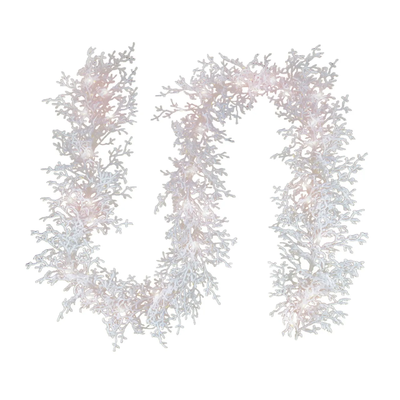 Online National Tree Company 6 ft. Pre-Lit HGTV Home Collection Christmas by the Sea Coral Garland