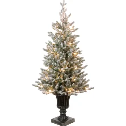 Discount National Tree Company 4 ft. Pre-Lit Iceland Fir Tree with Clear Lights