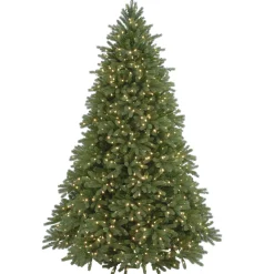 Clearance National Tree Company 7.5 ft. Pre-Lit Jersey Fraser Fir Tree with Clear Lights