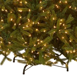 Clearance National Tree Company 7.5 ft. Pre-Lit Jersey Fraser Fir Tree with Clear Lights
