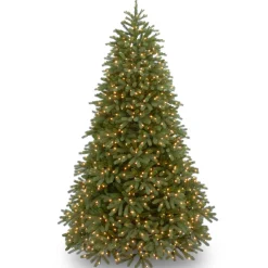 Sale National Tree Company 7.5 ft. Pre-Lit Jersey Fraser Fir Medium Tree with Clear Lights