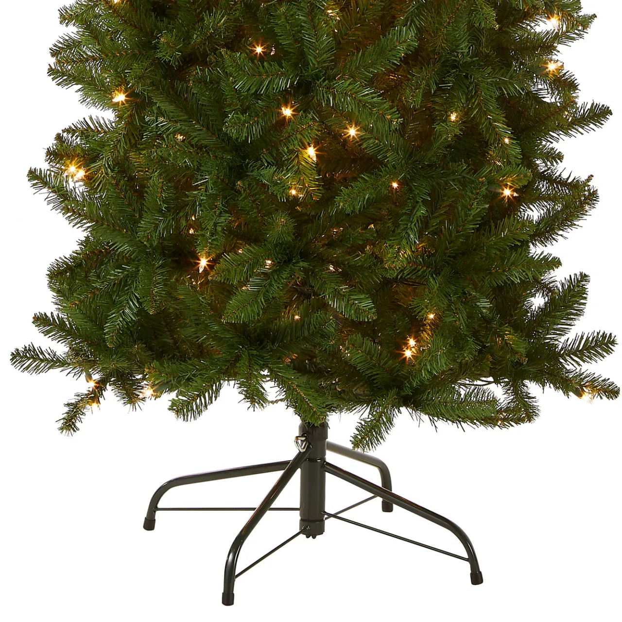 Discount National Tree Company 7.5 ft. Pre-Lit Kingswood Fir Pencil Tree with Clear Lights