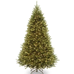 Online National Tree Company 7.5 ft. Pre-Lit Kingswood Fir Tree with PowerConnect Dual Color LED Lights