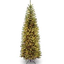 National Tree Company 6 ft. Pre-Lit Kingswood Fir Pencil Tree with Clear Lights