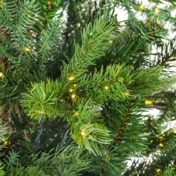 Sale National Tree Company 10 ft. Pre-Lit Lark Pine Feel Real Medium Tree with Warm White LED Rice Lights