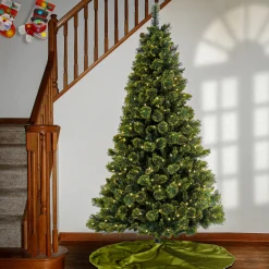 Hot National Tree Company 7 ft. Pre-Lit Maine Pine Tree with LED Lights