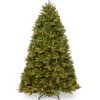 Best National Tree Company 7.5 ft. Pre-lit Meadowlark Pencil Hinged Tree with Clear Lights